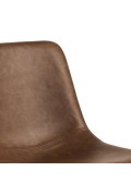 Stołek barowy Oregon PU brandy - ACTONA